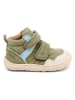 bisgaard Leder-Barfußschuhe "Becky" in Grün