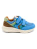 bisgaard Leder-Sneakers "Yuki" in Blau/ Khaki