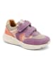 bisgaard Skórzane sneakersy "Yuki" w kolorze fioletowo-pomarańczowym