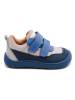 bisgaard Leder-Barfußschuhe "Elroy" in Beige/ Blau