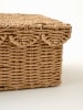 BELLA MAISON Opbergmand ''Wave'' lichtbruin - (B)30 x (H)15 x (D)20 cm