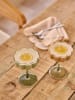 BELLA MAISON Steelglas ''Daisy'' groen/oranje - 210 ml