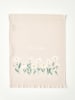 BELLA MAISON 2-delige set: theedoeken ''Daisy'' beige/groen - (L)50 x (B)40 cm