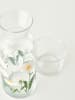 BELLA MAISON Karafka "Daisy" w kolorze biało-zielono-żółtym - 700 ml