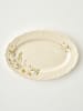 BELLA MAISON Serveerplateau ''Daisy'' crème - (L)30 x (B)20,5 cm