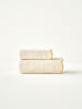 BELLA MAISON Gästehandtuch ''Daisy'' in Beige - (L)50 x (B)30 cm