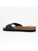 BAYTON Slippers "Zephyr" donkerblauw
