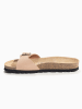 BAYTON Leren slippers "Zephyr" zalmroze