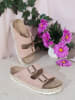 BAYTON Leder-Pantoletten "Olympe" in Rosa