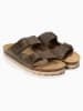 BAYTON Leren slippers "Atlas" bruin