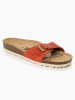 BAYTON Leder-Pantoletten "Zephyr" in Orange