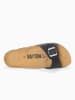BAYTON Leren slippers "Zephyr" antraciet