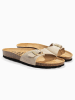 BAYTON Leren slippers "Zephyr" beige
