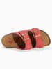 BAYTON Leren slippers "Atlas" koraalrood