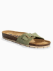 BAYTON Leren slippers "Zephyr" lichtgroen