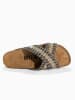 BAYTON Pantoletten "Burgos" in Schwarz/ Creme/ Khaki