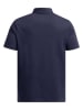 Under Armour Koszulka polo "Icon" w kolorze granatowym