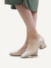 Caprice Leder-Pumps in Beige
