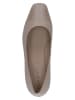 Caprice Leder-Pumps in Beige