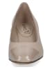 Caprice Leder-Pumps in Beige