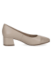 Caprice Leder-Pumps in Beige
