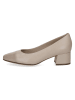 Caprice Leder-Pumps in Beige