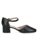 Caprice Leder-Spangenpumps in Schwarz