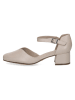 Caprice Leder-Spangenpumps in Beige