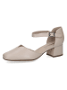 Caprice Leder-Spangenpumps in Beige
