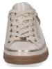 Caprice Leder-Sneakers in Creme