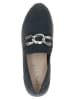 Caprice Leder-Slipper in Dunkelblau