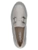 Caprice Leder-Slipper in Grau