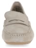 Caprice Leder-Mokassins in Creme