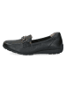 Caprice Leren mocassins zwart