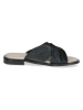 Caprice Leder-Pantoletten in Schwarz