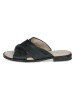 Caprice Leder-Pantoletten in Schwarz