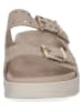 Caprice Leder-Pantoletten in Beige