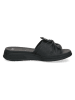 Caprice Leder-Pantoletten in Schwarz