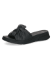 Caprice Leder-Pantoletten in Schwarz