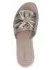 Caprice Leder-Pantoletten in Gold