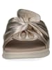 Caprice Leder-Pantoletten in Gold