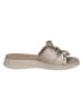 Caprice Leder-Pantoletten in Gold