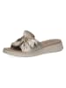 Caprice Leder-Pantoletten in Gold