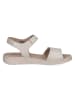 Caprice Leren sandalen crème