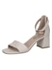 Caprice Leder-Sandaletten in Creme