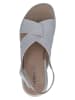 Caprice Leder-Sandalen in Weiß
