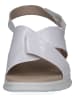 Caprice Leder-Sandalen in Weiß