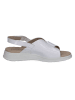 Caprice Leder-Sandalen in Weiß