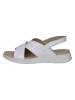 Caprice Leder-Sandalen in Weiß