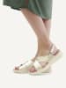 Caprice Leder-Sandalen in Gold